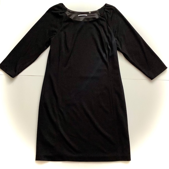 NWT TAHARI Black Boatneck Dress - Picture 1 of 5